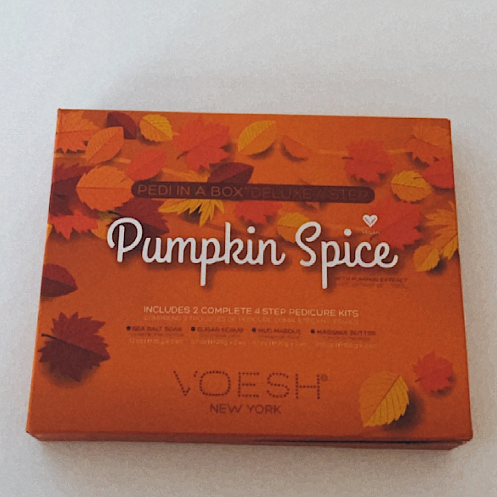 Pumpkin Spice VEGAN & ORGANIC Pedicure Kit